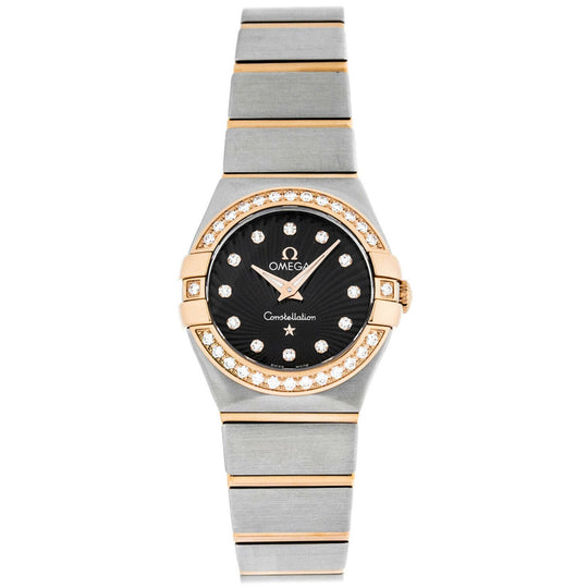 Omega Constellation Women's 123.25.24.60.63.001 Two-Tone 18kt Rose Gold and Stainless Steel Watch