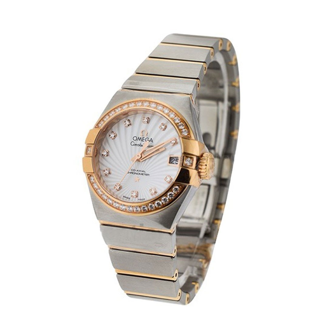 Omega Women's 123.25.27.20.55.001 Constellation Two-Tone 18kt Rose Gold Watch