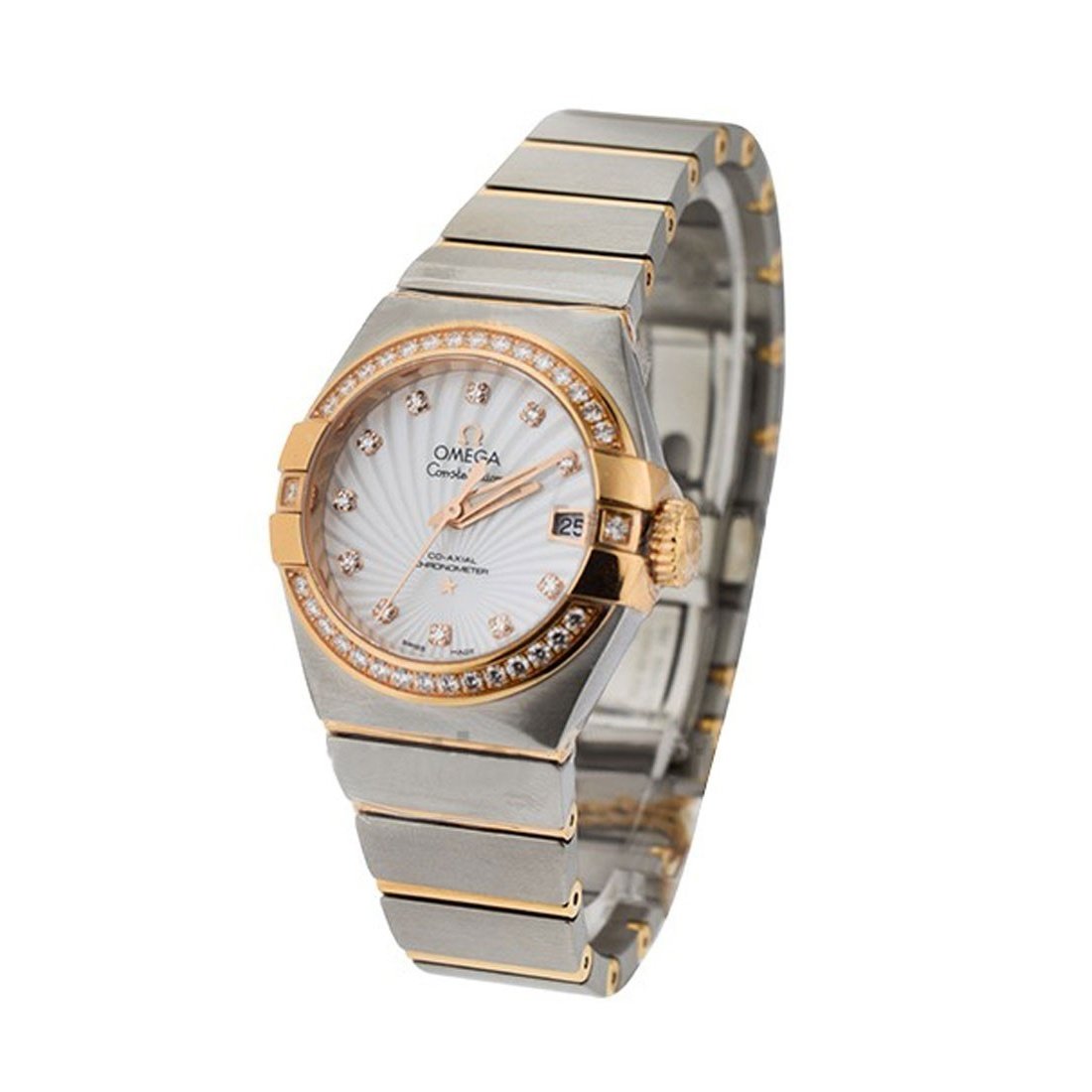 Omega Women&#39;s 123.25.27.20.55.001 Constellation Two-Tone 18kt Rose Gold Watch