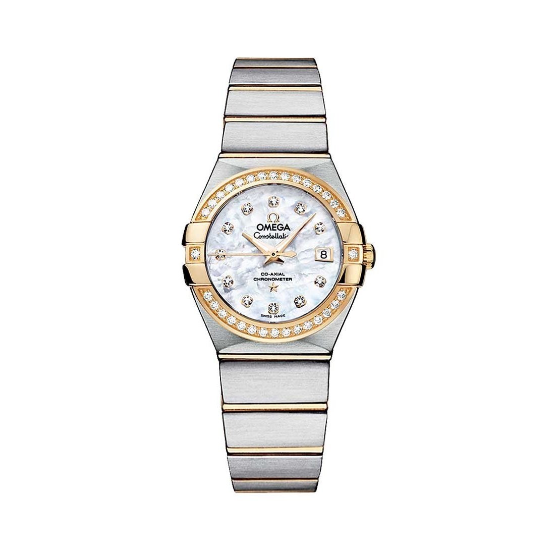 Omega Women&#39;s 123.25.27.20.55.003 Constellation Two-Tone 18kt Gold and Stainless Steel Watch