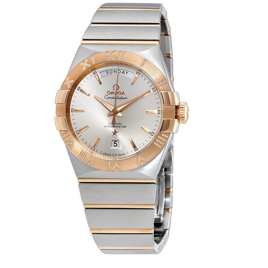 Omega Men's 123.25.38.22.02.001 Constellation Two-Tone 18kt Rose Gold and Stainless Steel Watch