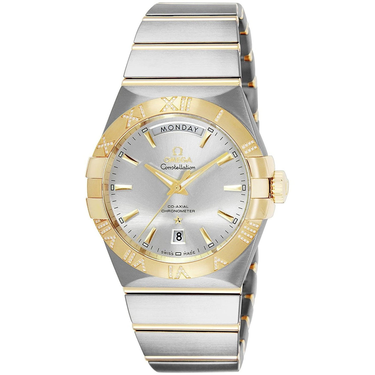 Omega Men&#39;s 123.25.38.22.02.002 Constellation Two-Tone 18kt Rose Gold and Stainless Steel Watch