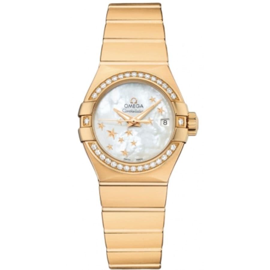 Omega Women's 123.55.27.20.05.001 Constellation Gold-Tone 18kt Gold Watch