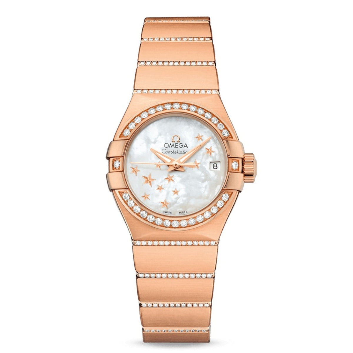 Omega Women's 123.55.27.20.05.004 Constellation Rose-Tone Stainless Steel Watch