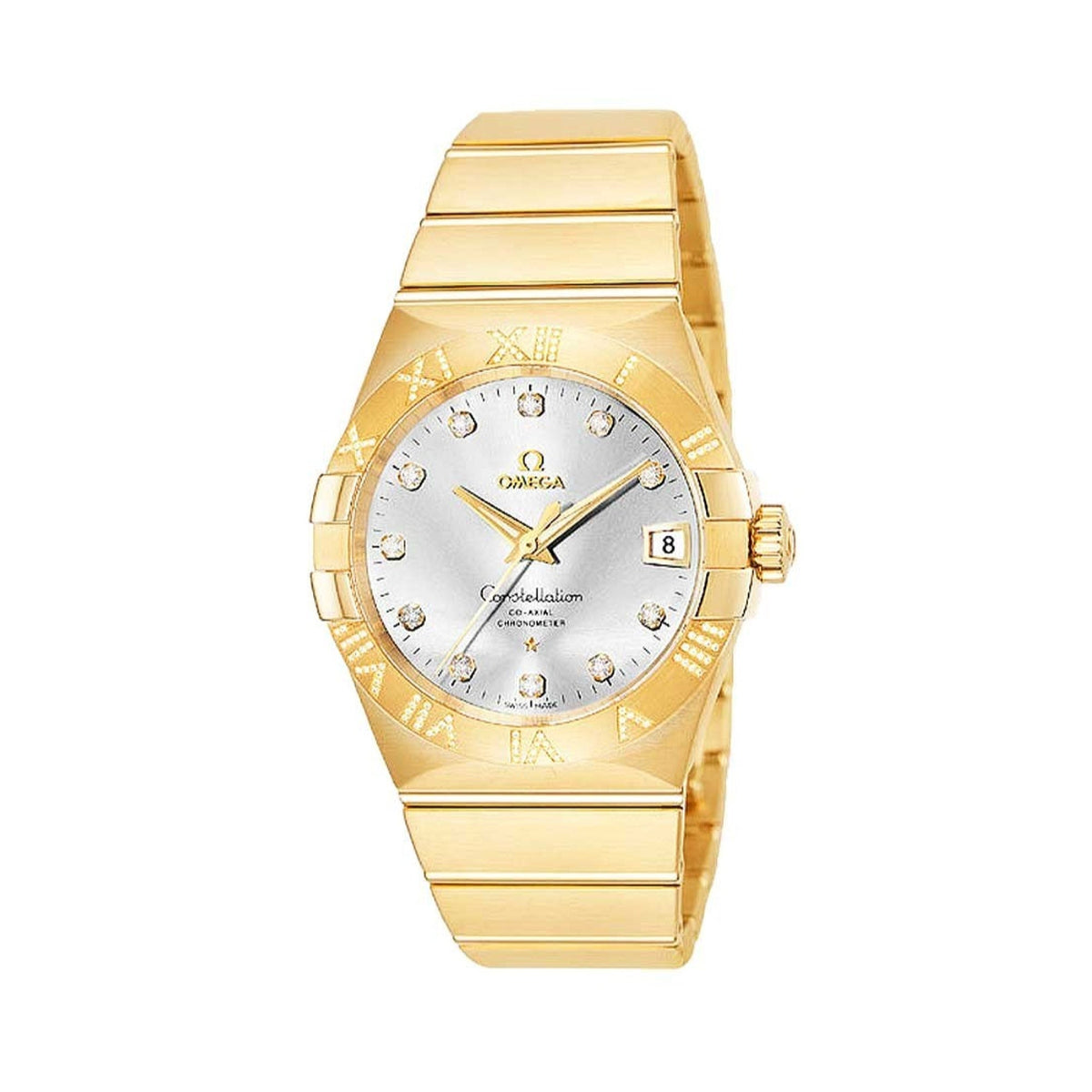 Omega Men's 123.55.38.21.52.008 Constellation Gold-Tone Stainless Steel Watch