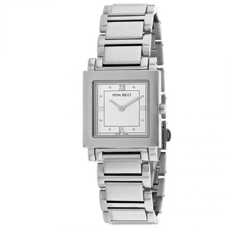 Nina Ricci Women&#39;s 12432W Classic Dot Stainless Steel Watch