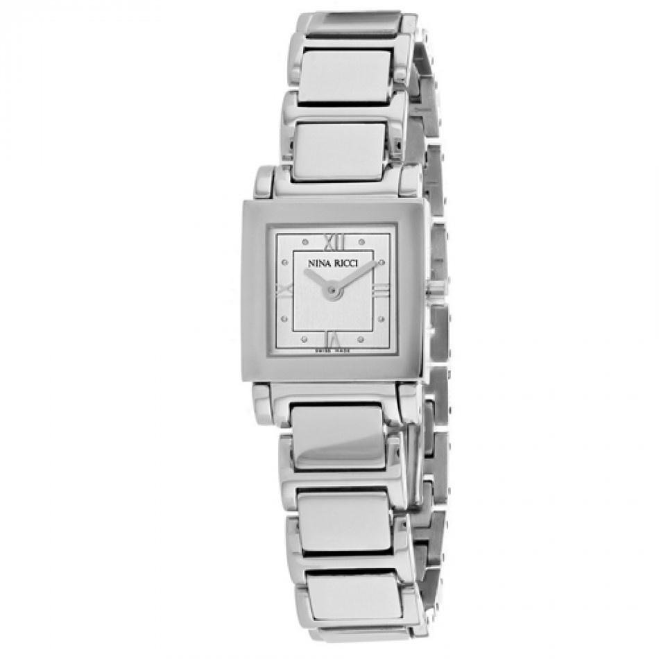 Nina Ricci Women&#39;s 12432 Classic Dot Silver Watch