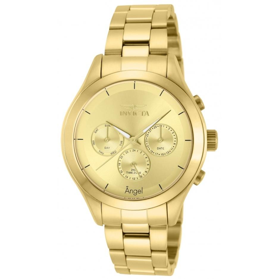 Invicta Women's 12466 Angel Chronograph  Gold-Tone Stainless Steel Watch