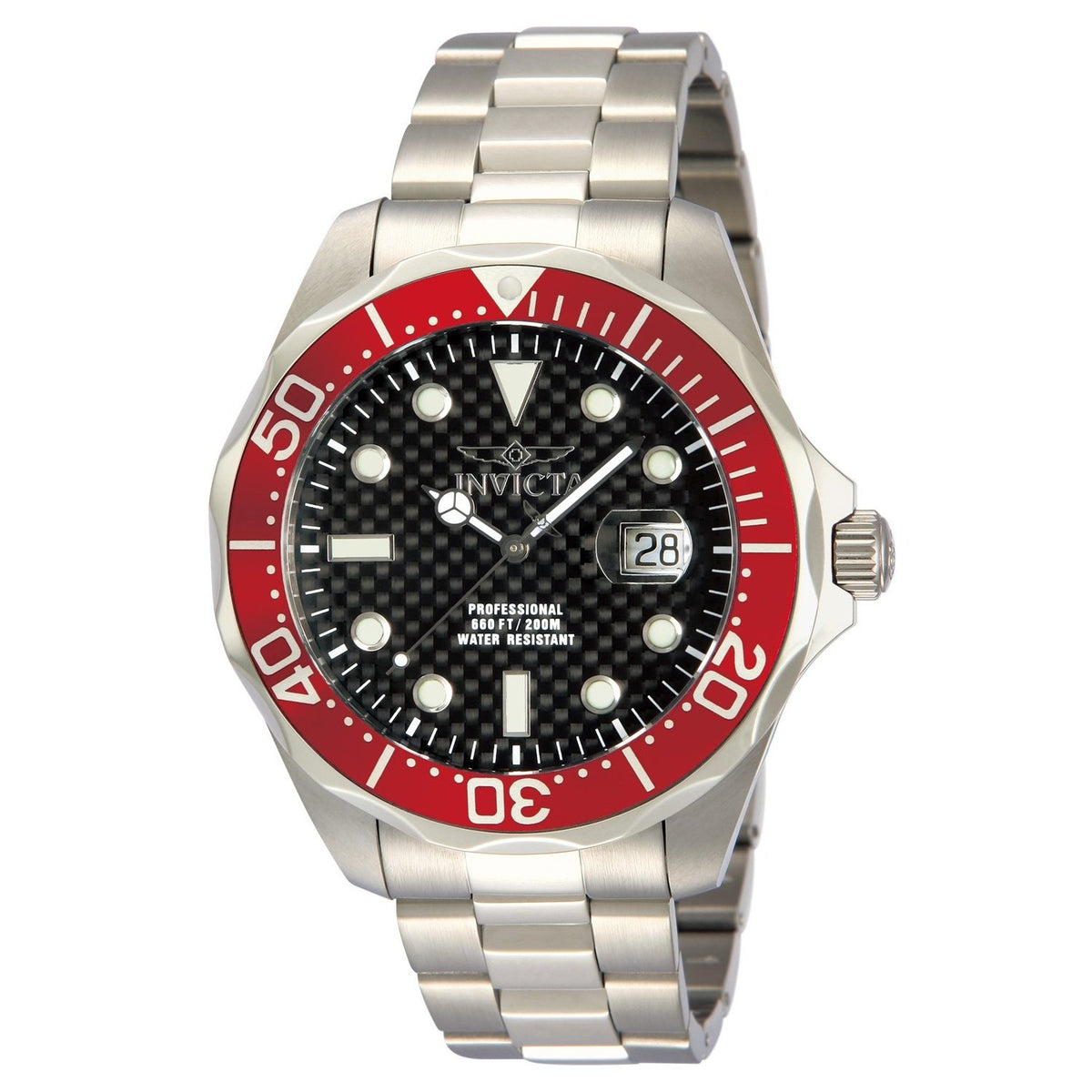 Invicta Men&#39;s 12565 Pro Diver Stainless Steel Watch