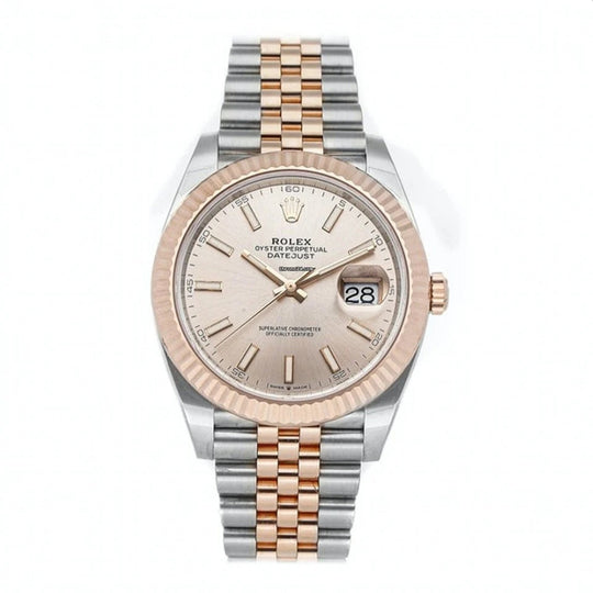 Rolex Datejust 41 Men's 126331-0010 Two-Tone 18kt Rose Gold and Stainless Steel Watch