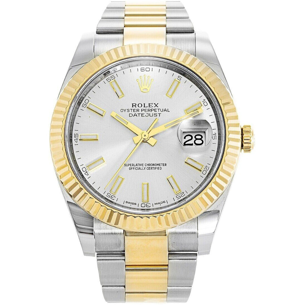 Rolex Datejust 41 Men's 126333-0001 Two-Tone 18kt Gold and Stainless Steel Watch