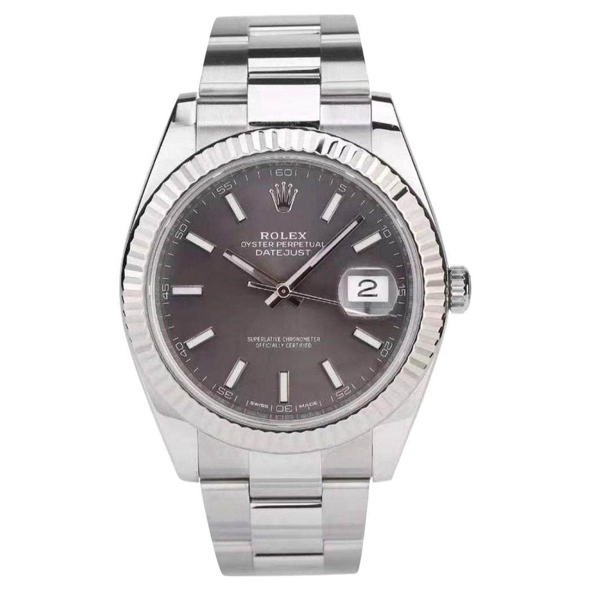 Rolex Datejust 41 Men's 126334-0013 Silver Stainless Steel Watch