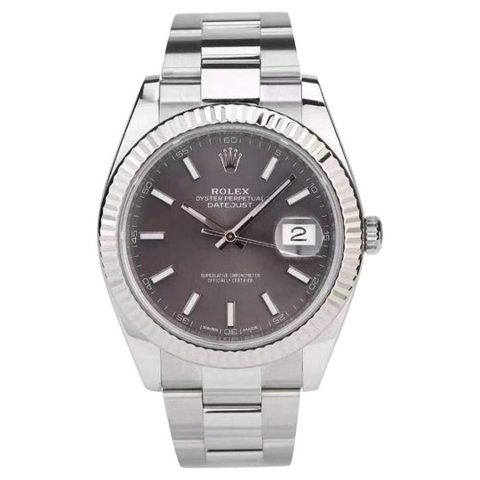 Rolex Datejust 41 Men's 126334-0013 Silver Stainless Steel Watch