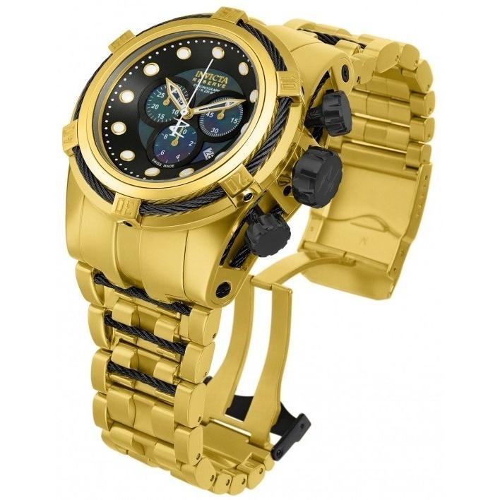 Invicta Men&#39;s 12737 Reserve Bolt Zeus Chronograph Gold-tone Stainless Steel Watch