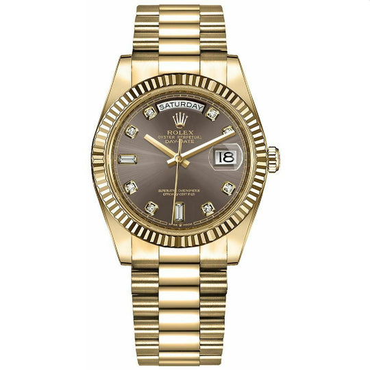 Rolex Day-Date Women's 128238-0022 Gold-Tone  18kt Gold Watch