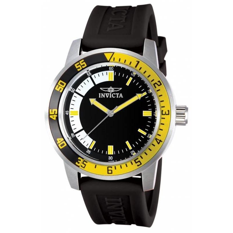 Invicta Men's 12846 Specialty Black Polyurethane Watch