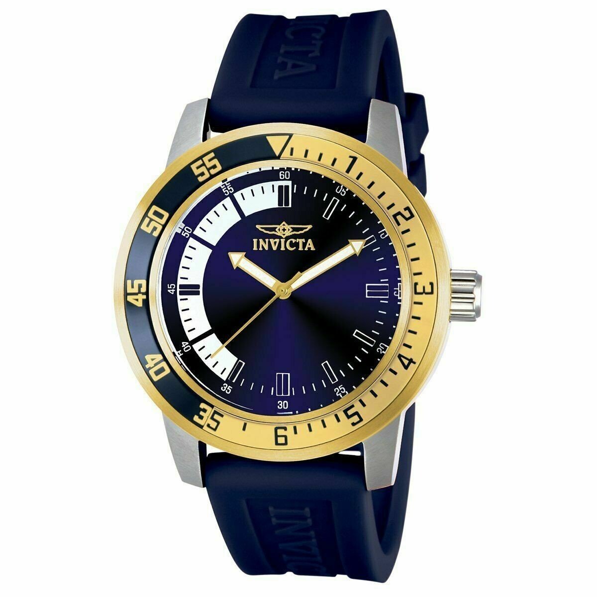 Invicta Men&#39;s 12847 Specialty  Blue Rubber Watch
