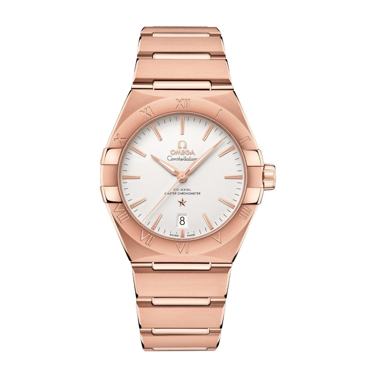 Omega Men's 131.50.39.20.02.001 Constellation  Rose-Tone Stainless Steel Watch