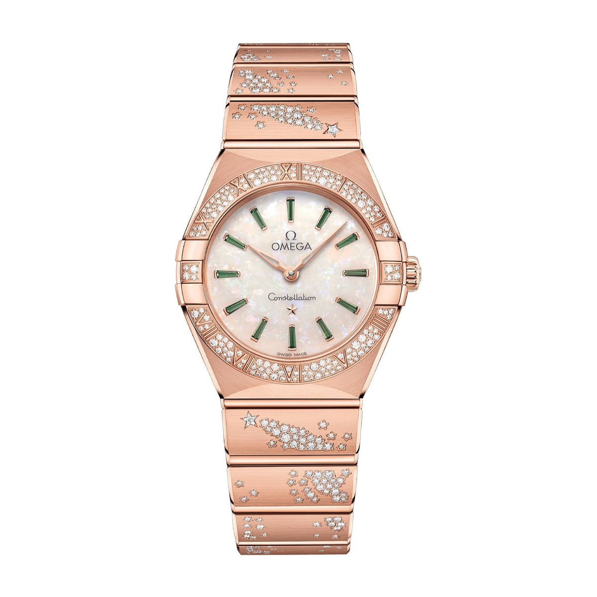 Omega Women's 131.55.28.60.99.004 Constellation Rose-Tone Stainless Steel Watch