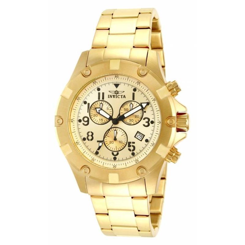 Invicta Men's 13619 Specialty Chronograph Gold-Tone Stainless Steel Watch