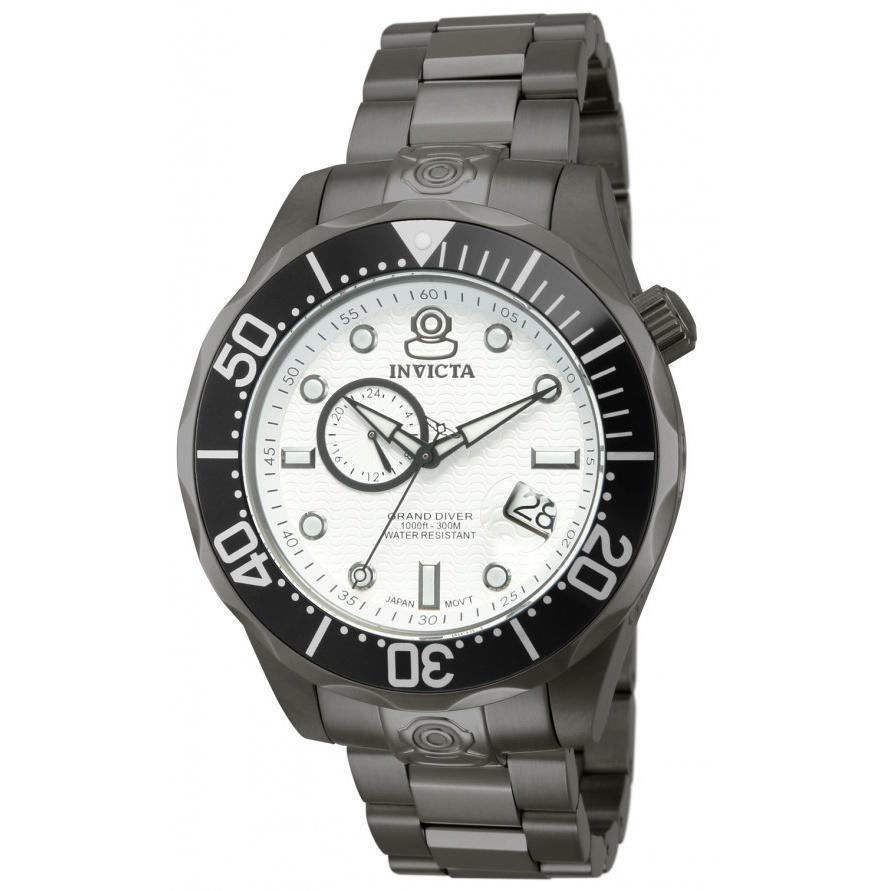 Invicta Men's 13701 Pro Diver Automatic Gunmetal Stainless Steel Watch