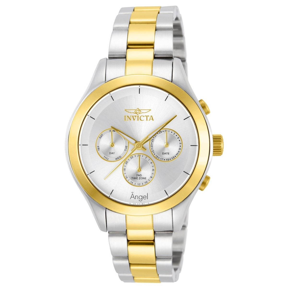Invicta Women&#39;s 13725 Angel Gold-Tone and Silver Stainless Steel Watch