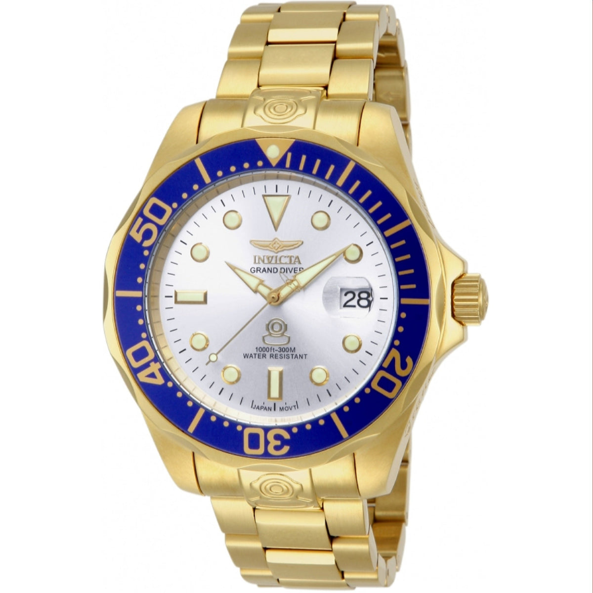Invicta Men's 13872 Pro Diver Automatic Gold-Tone Stainless Steel Watch