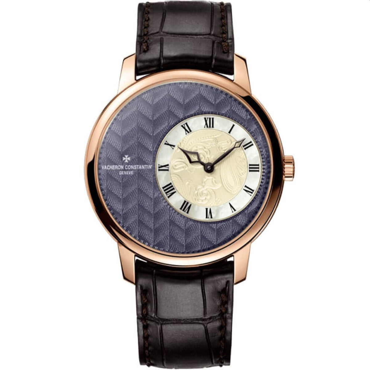 Vacheron Constantin Men's 1400U-000R-B159 Metiers D Art Elegance Sartoriale Brown Leather Watch