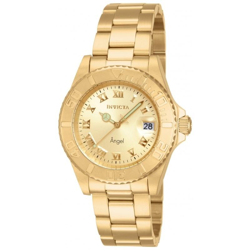 Invicta Women&#39;s 14321 Angel Gold-Tone Stainless Steel Watch