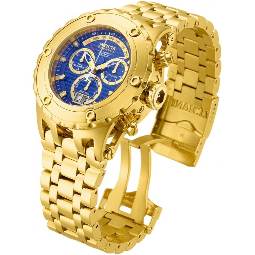 Invicta Men&#39;s 14469 Reserve Subaqua Chronograph Gold-Tone Stainless Steel Watch