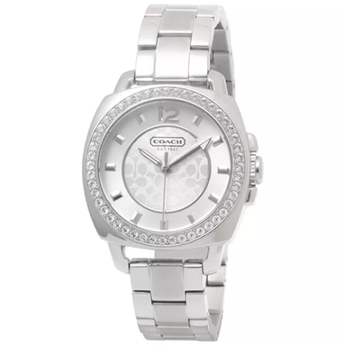 Coach Boyfriend Women&#39;s 14501699 Silver Stainless Steel Watch