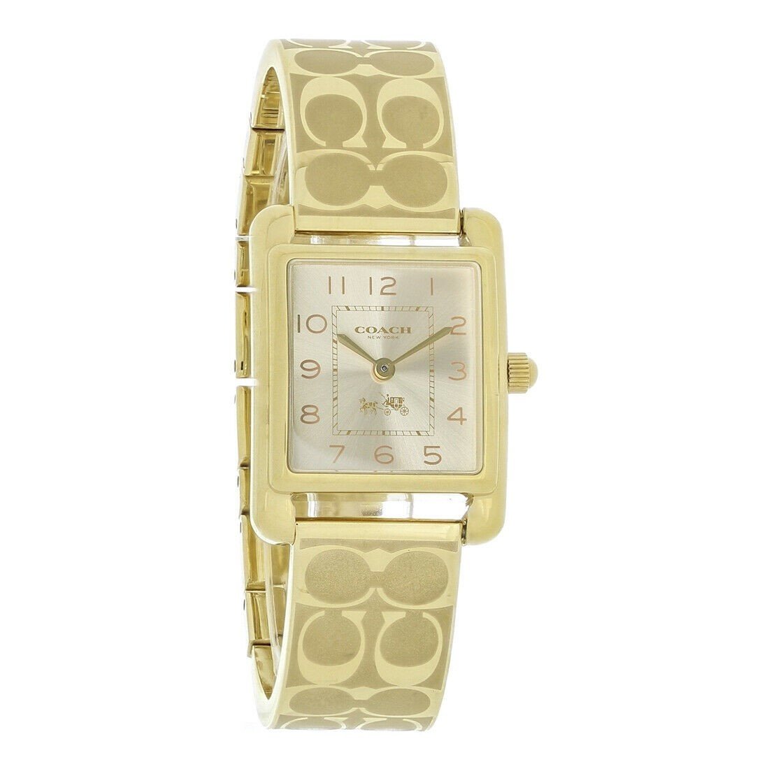 Coach Women's 14502160 Page Bangle Gold-Tone Stainless Steel Watch