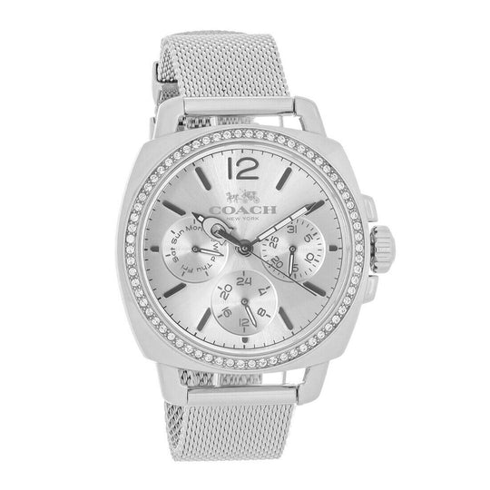 Coach Boyfriend Women's 14502489 Silver Stainless Steel Watch