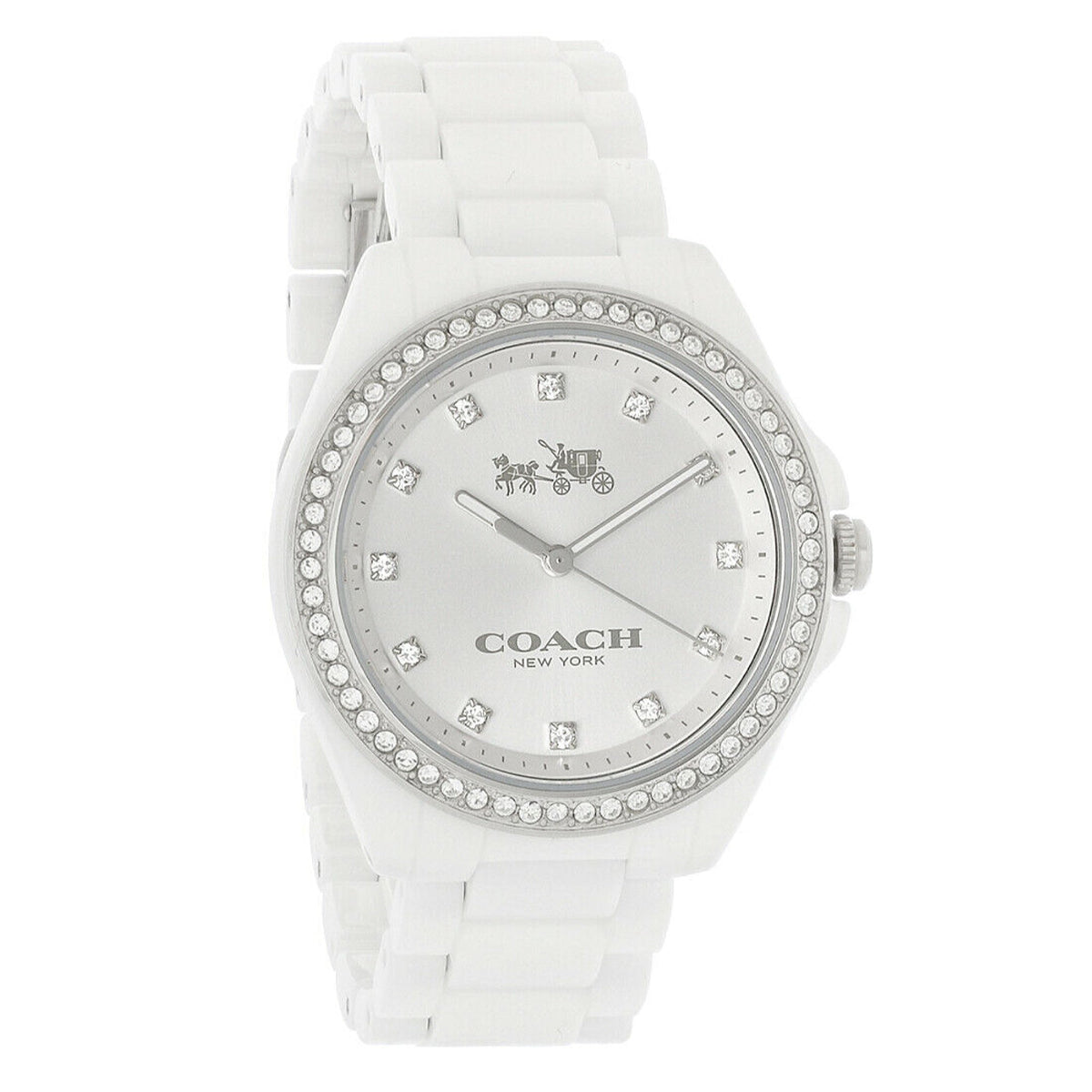 Coach Tristen Women's 14502499 White Ceramic Watch