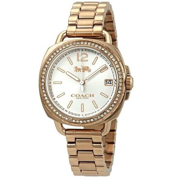Coach Women&#39;s 14502590 Tatum Rose Gold-Tone Stainless Steel Watch