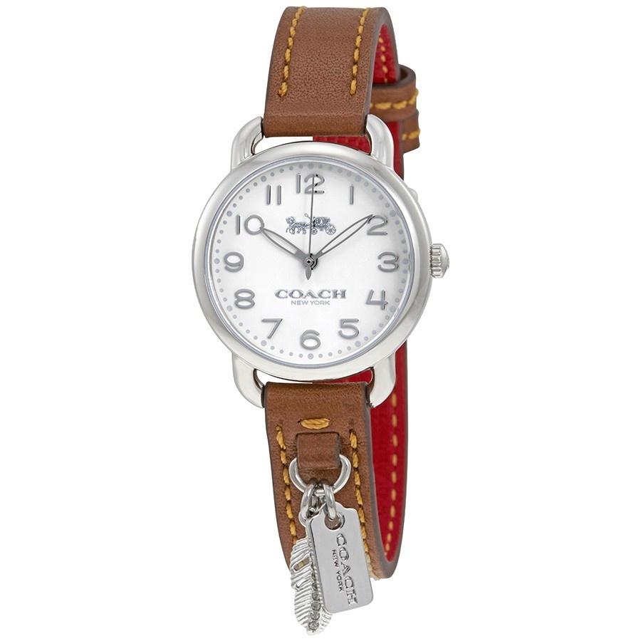 Coach Women&#39;s 14502800 Delancey Brown Leather Watch