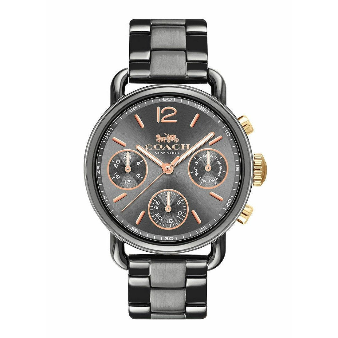 Coach Women's 14502841 Delancey Grey Stainless Steel Watch