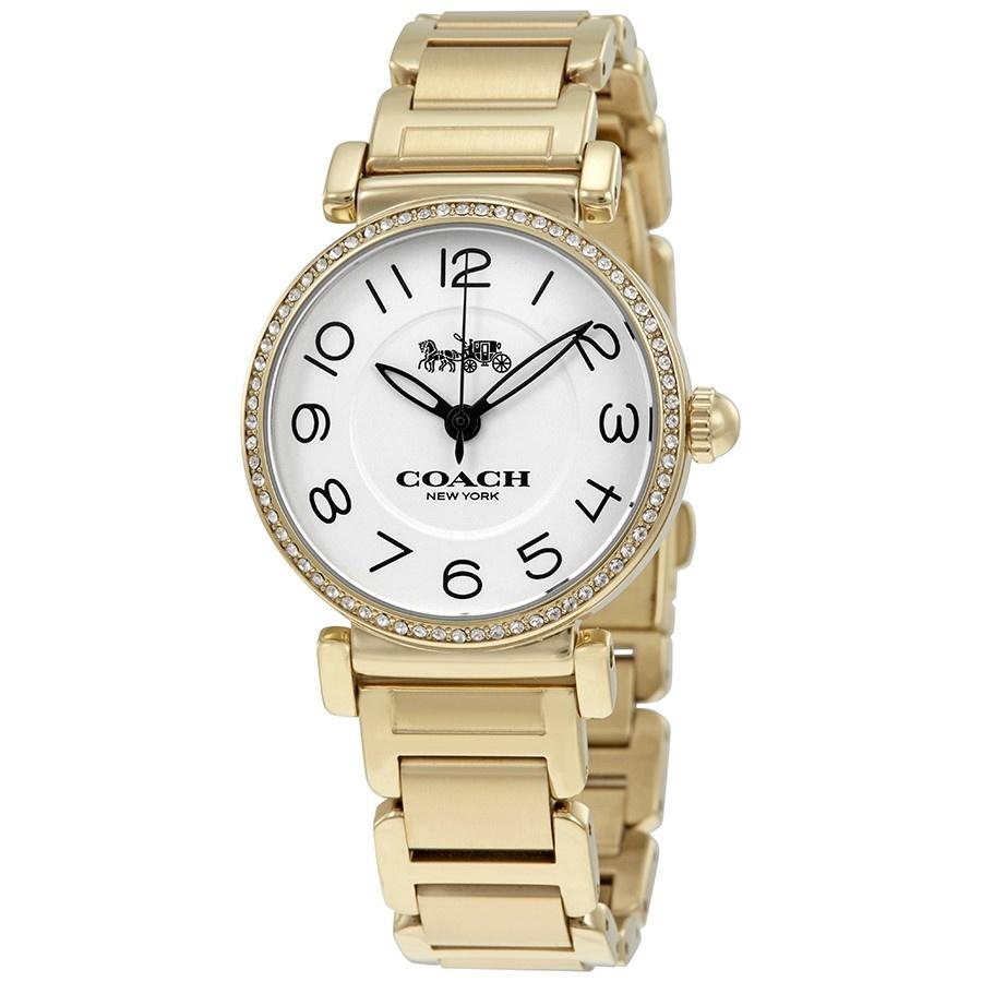 Coach Women&#39;s 14502855 Madison Gold-Tone Stainless Steel Watch