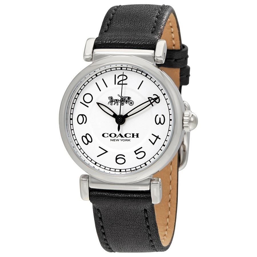 Coach Women&#39;s 14502860 Madison Black Leather Watch