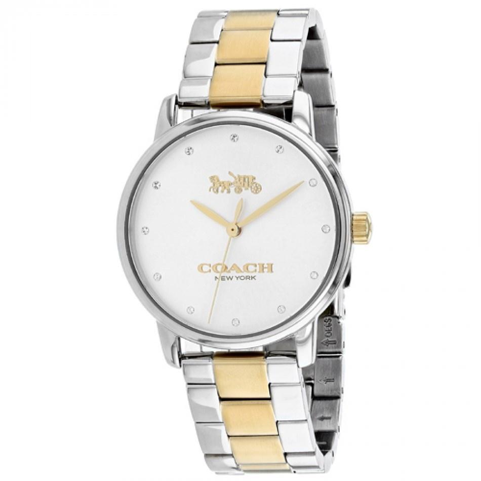 Coach Women&#39;s 14502928 Grand Gold-Tone Stainless Steel Watch