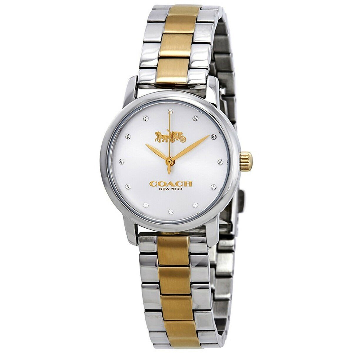 Coach Women&#39;s 14503004 Grand Two-Tone Stainless Steel Watch