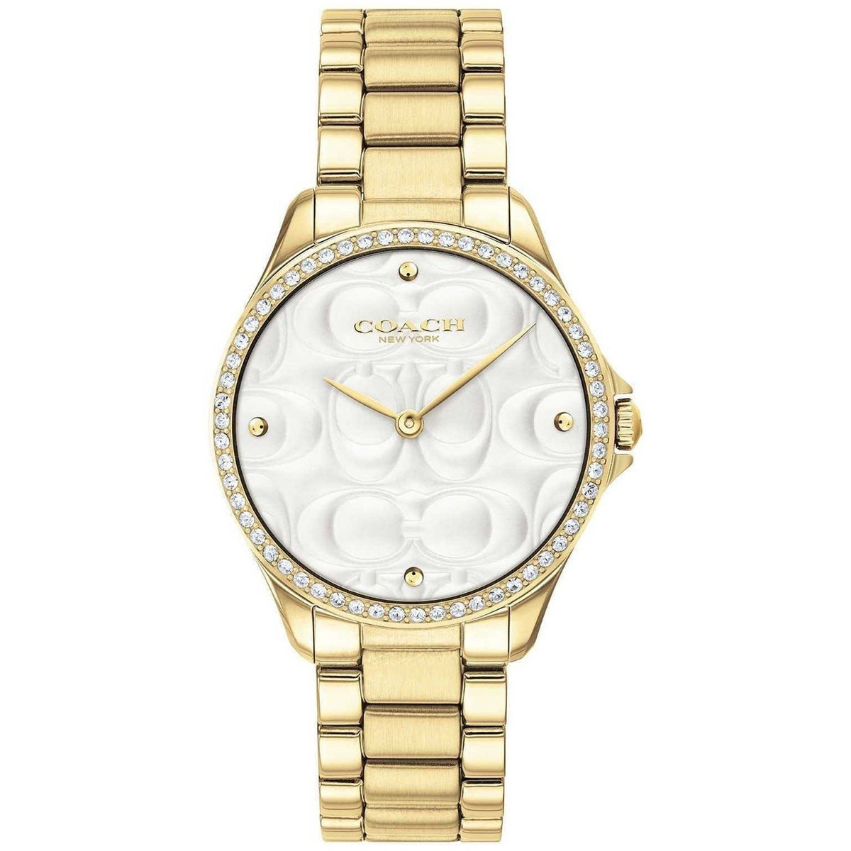 Coach Women&#39;s 14503071 Modern Sport Gold-Tone Stainless Steel Watch