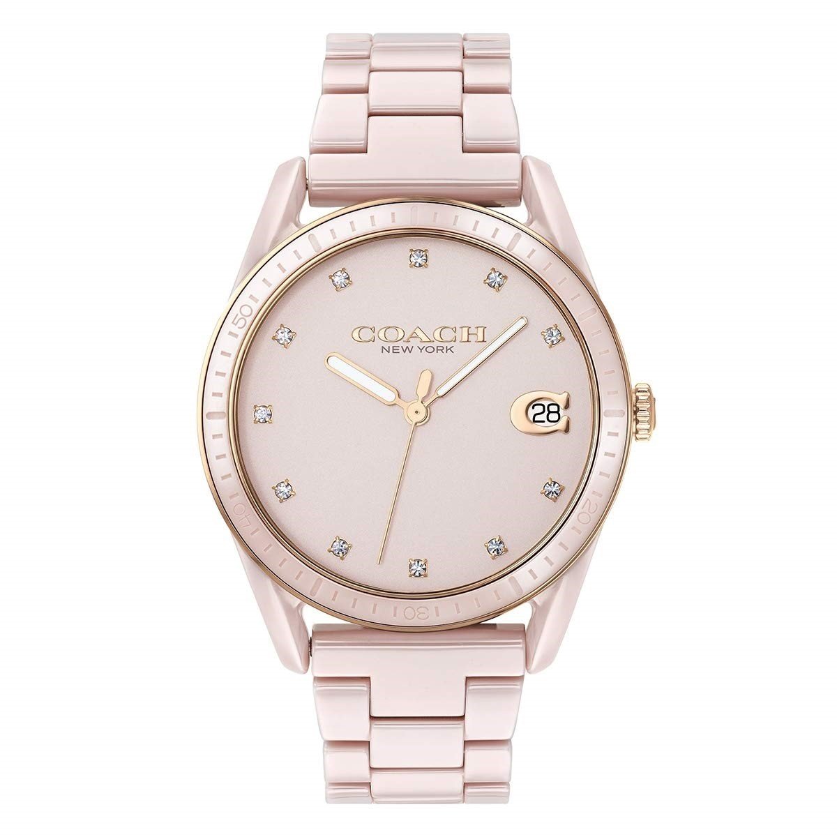 Coach Women&#39;s 14503264 Preston  Pink Ceramic Watch