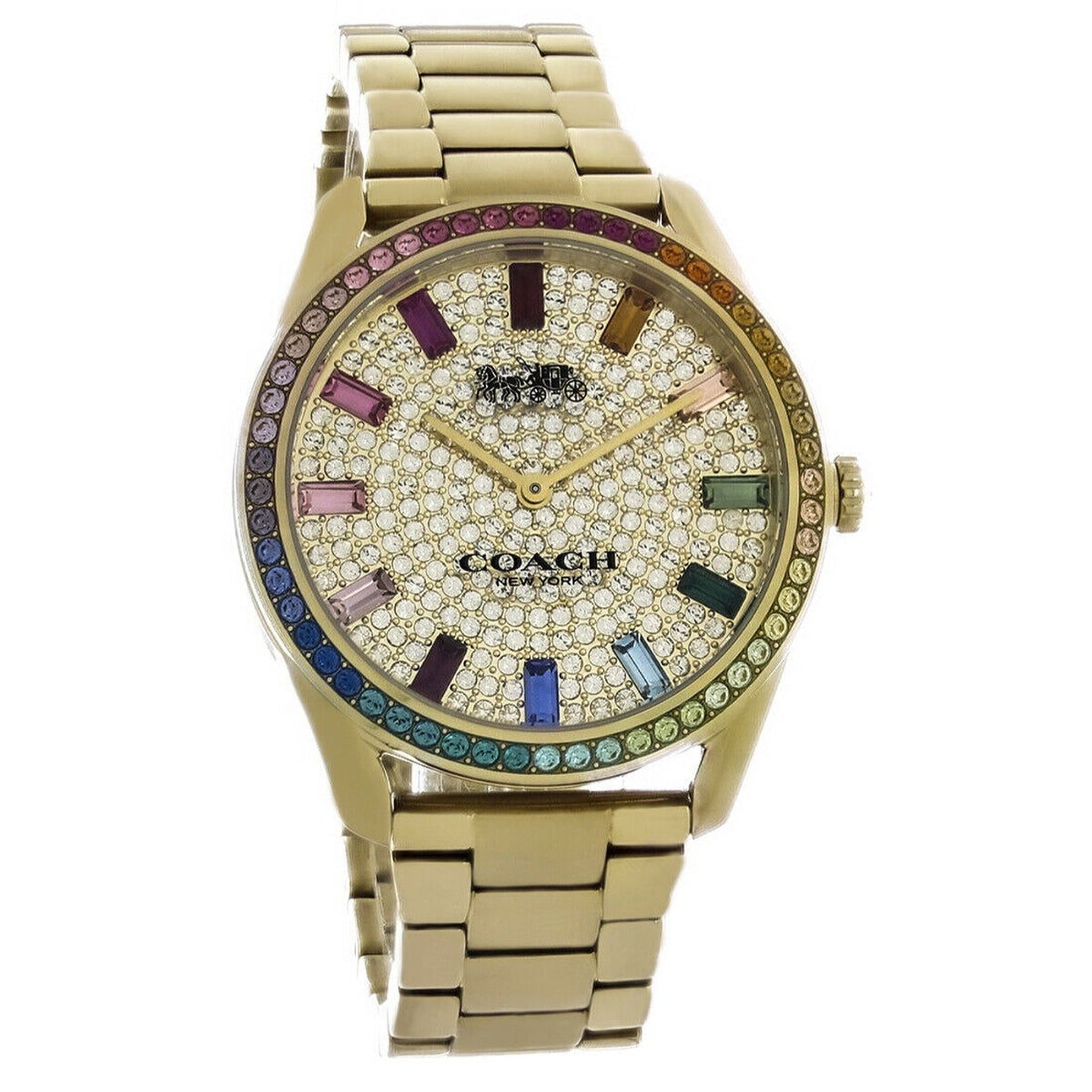 Coach Preston  Women&#39;s 14503657 Gold-Tone  Stainless Steel Watch