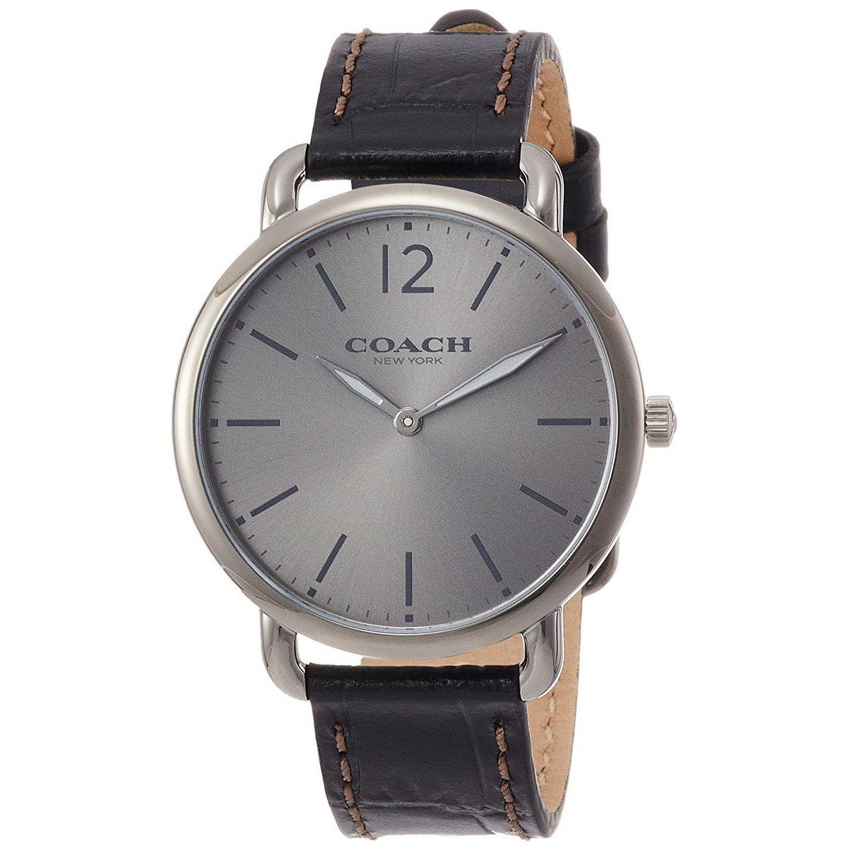 Coach Women's 14602143 Delancey Black Leather Watch