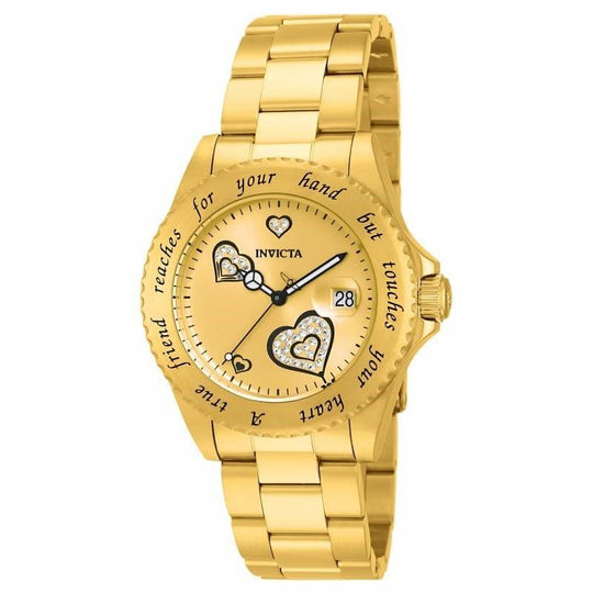 Invicta Women's 14733 Angel Gold-Tone Stainless Steel Watch