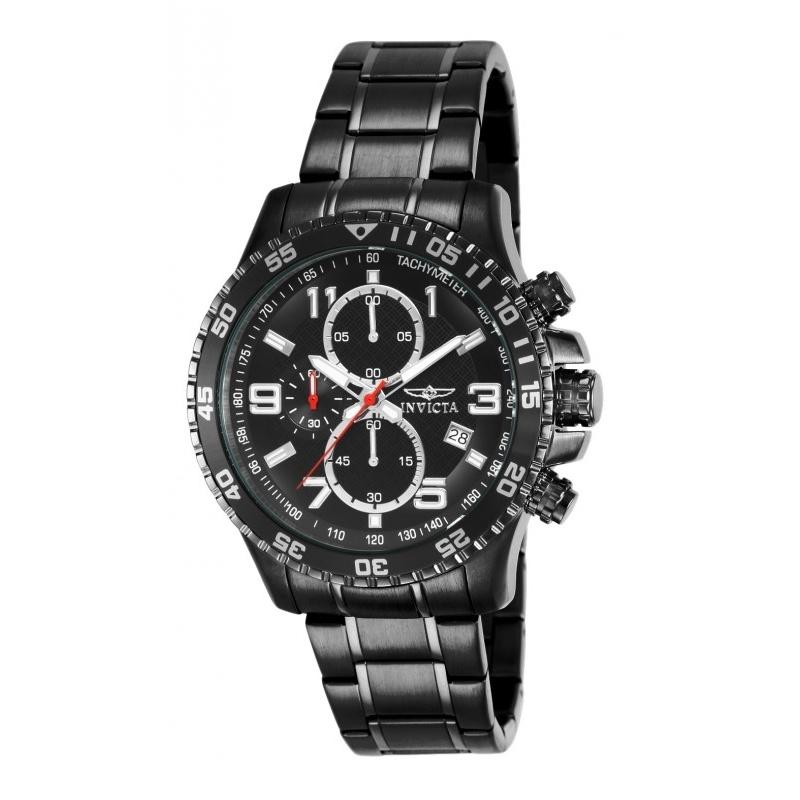 Invicta Men&#39;s 14879 Specialty Chronograph Black Stainless Steel Watch