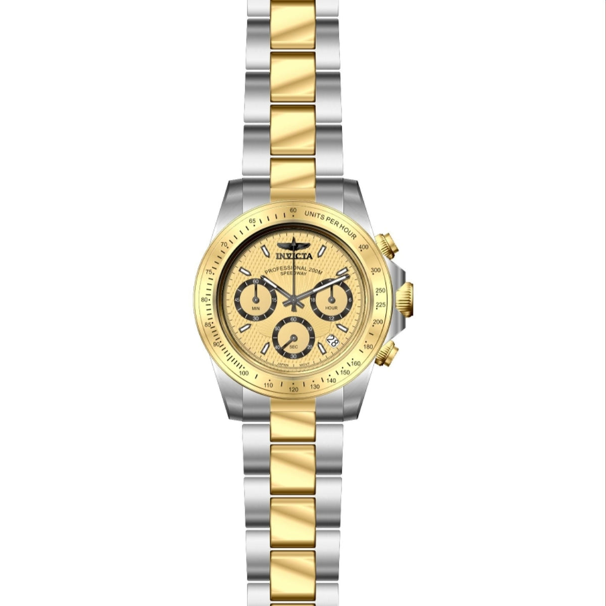 Invicta Men's 14930 Speedway Gold-Tone and Silver Stainless Steel Watch