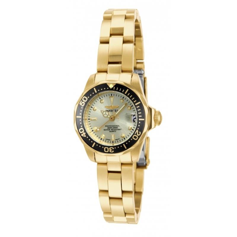 Invicta Women&#39;s 14987 Pro Diver Gold-Tone Stainless Steel Watch