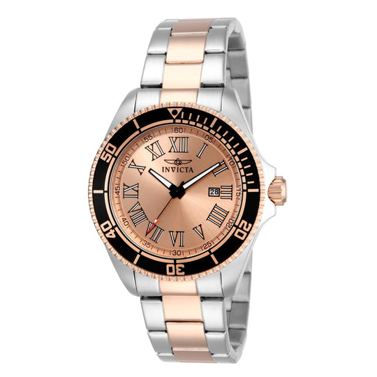 Invicta Men's 15001 Pro Diver Rose-tone and Silver Stainless Steel Watch